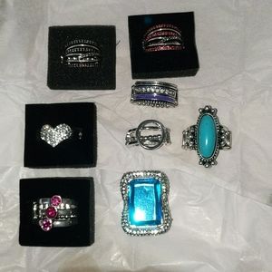 Paparazzi Rings 9 piece lot
